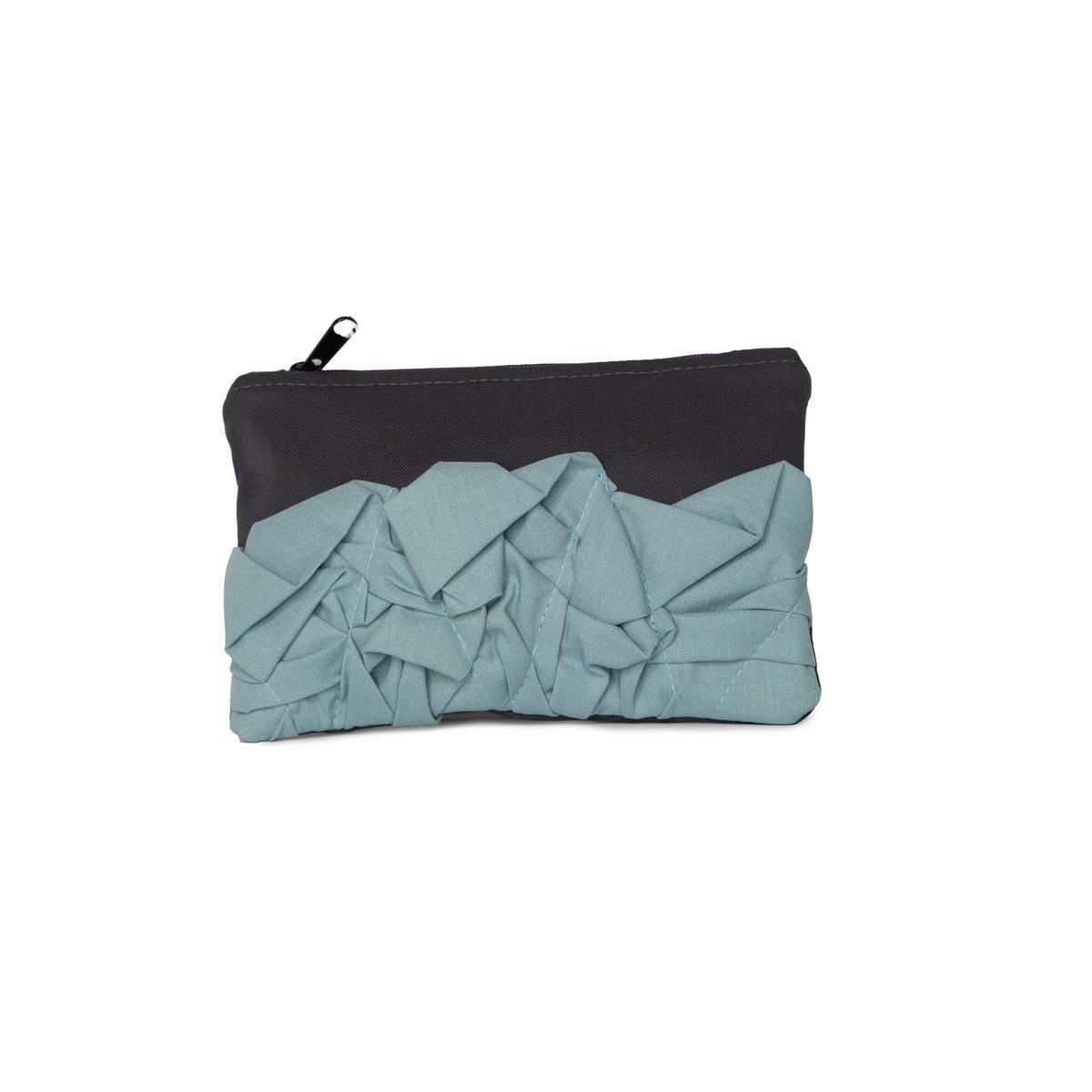 dark gray + blue