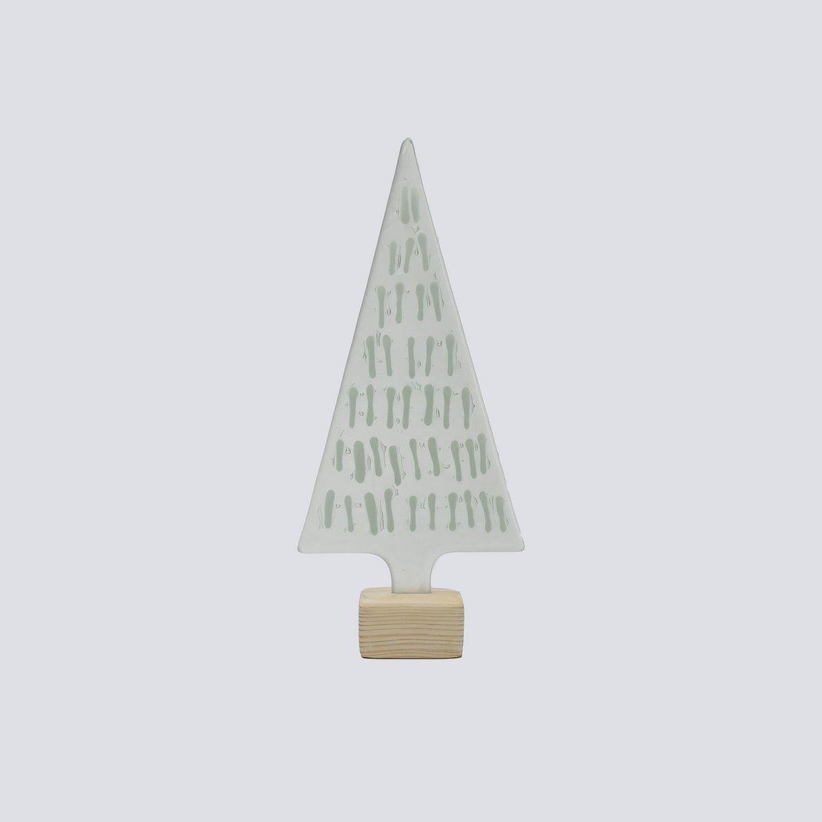 Xmas Tree Large 11x23 White Candles