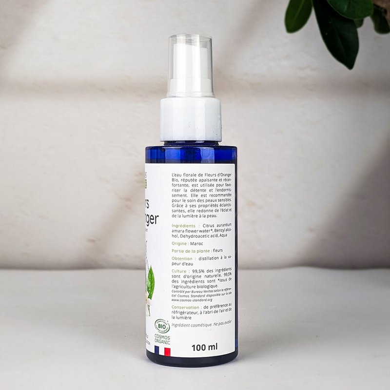 ORGANICZNY HYDROLAT Z KWIATÓW POMARAŃCZY - WODA KWIATOWA - 100ML