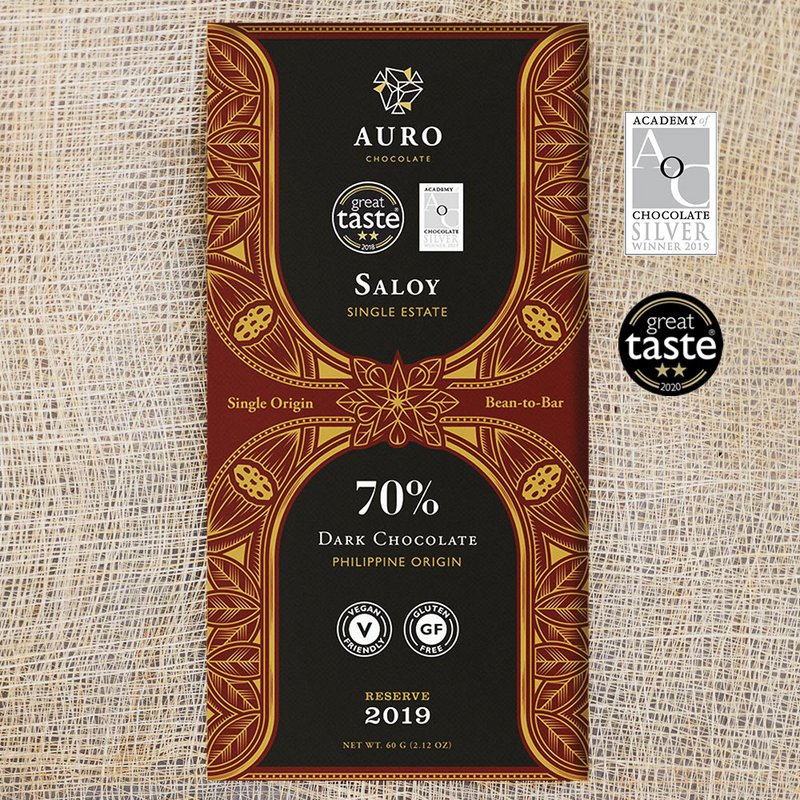 70% mørk chokolade Saloy Single Estate