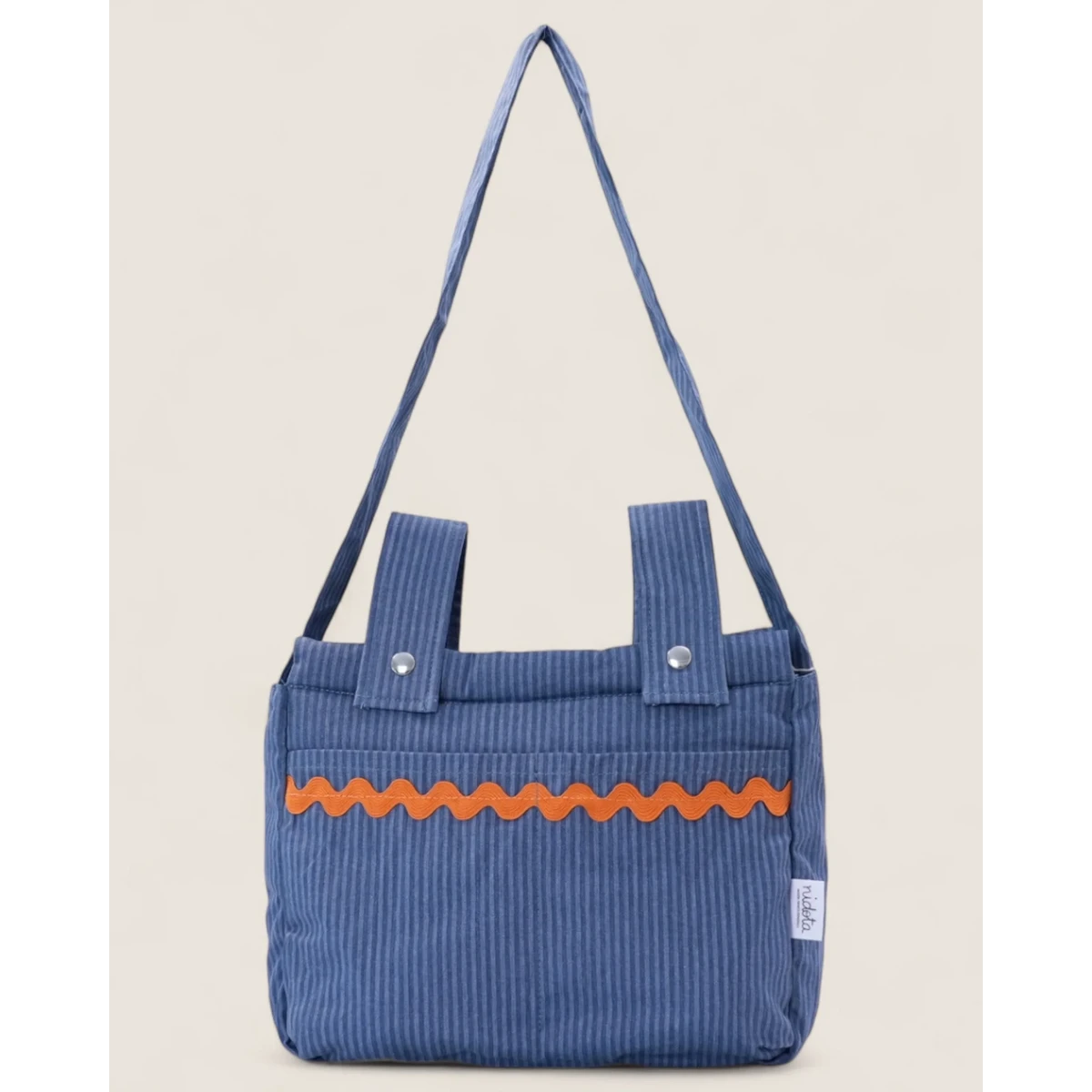Cochecito Ocean de algodón blanco / Bolsos cambiadores