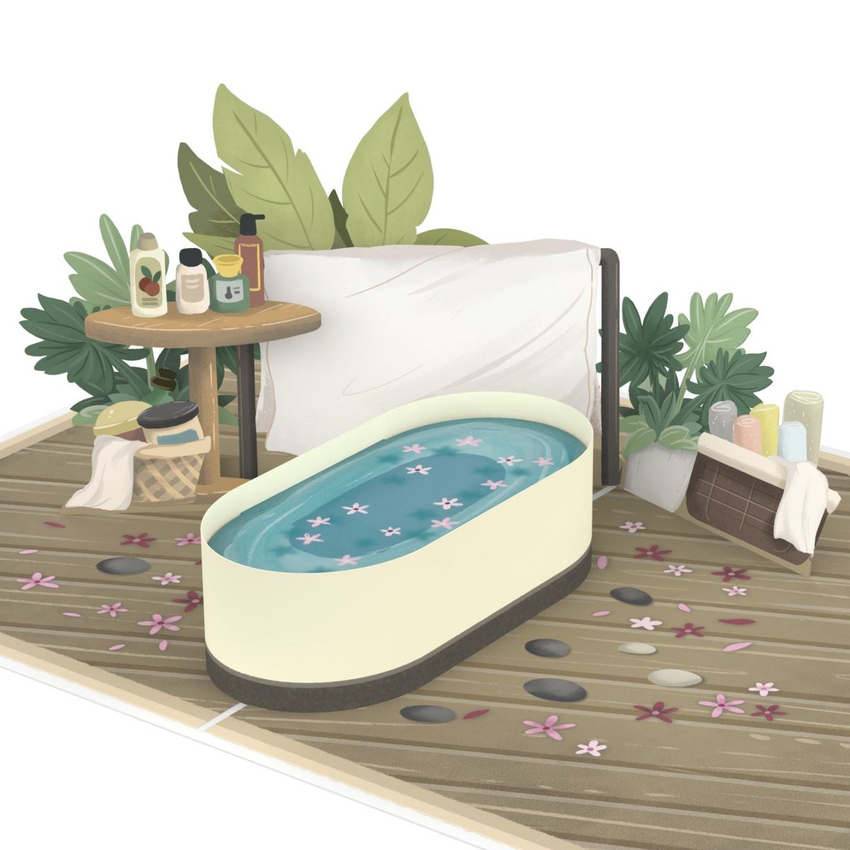 Wellness pop-up kaart