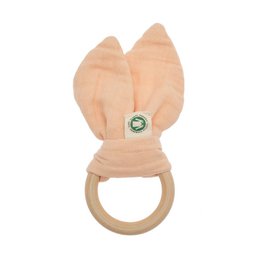 OrganicEra Organic Muslin Teether, Pink