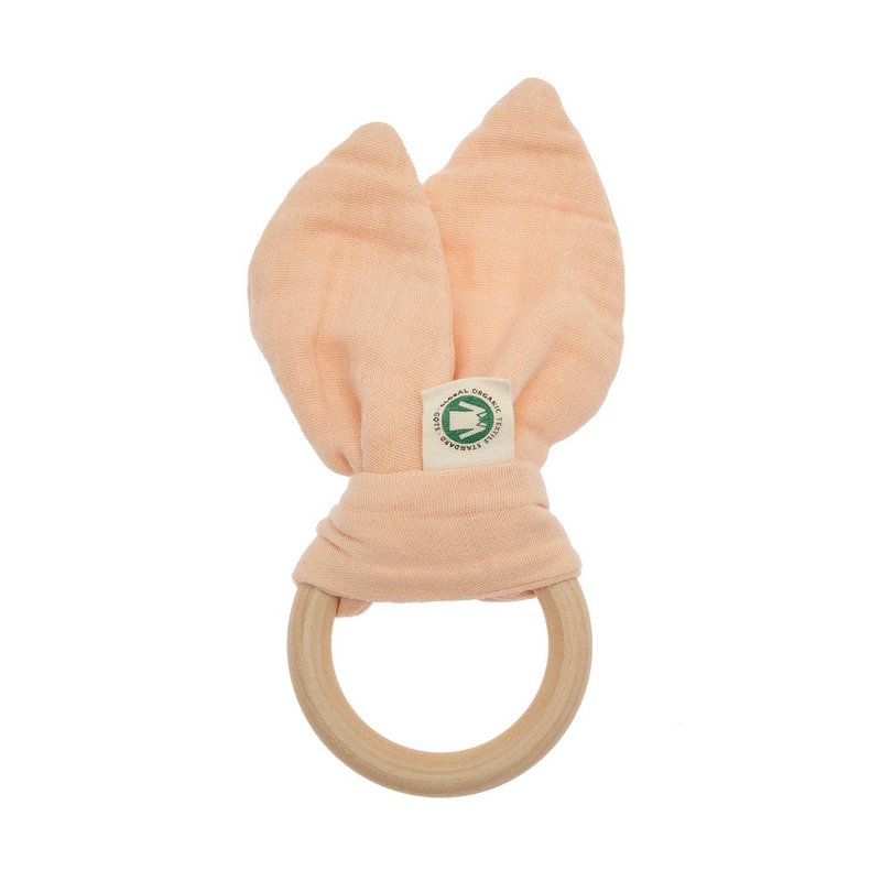 OrganicEra Organic Muslin Teether, Pink