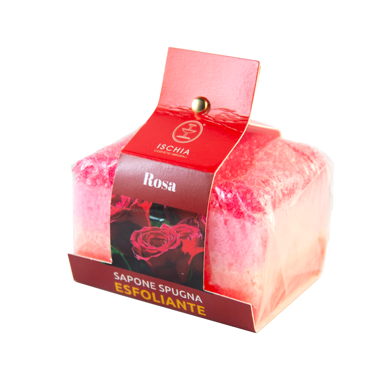 Rose exfoliërende sponszeep - 75 gr