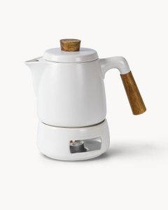 Theepot met warmerset 750 ml