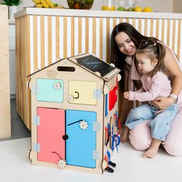 BusyBoard sensory playhouse - Natura