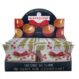 Glad lys / I gaveæsken med udskåret sløjfe 🎀 / Følelser / Jeg ønsker dig en glædelig jul / julemotiv