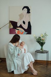 Weź pokrywę pielęgniarską, lekka mięta gingham