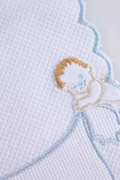 Baby piqué hagesmæk til brodering, rektangulær