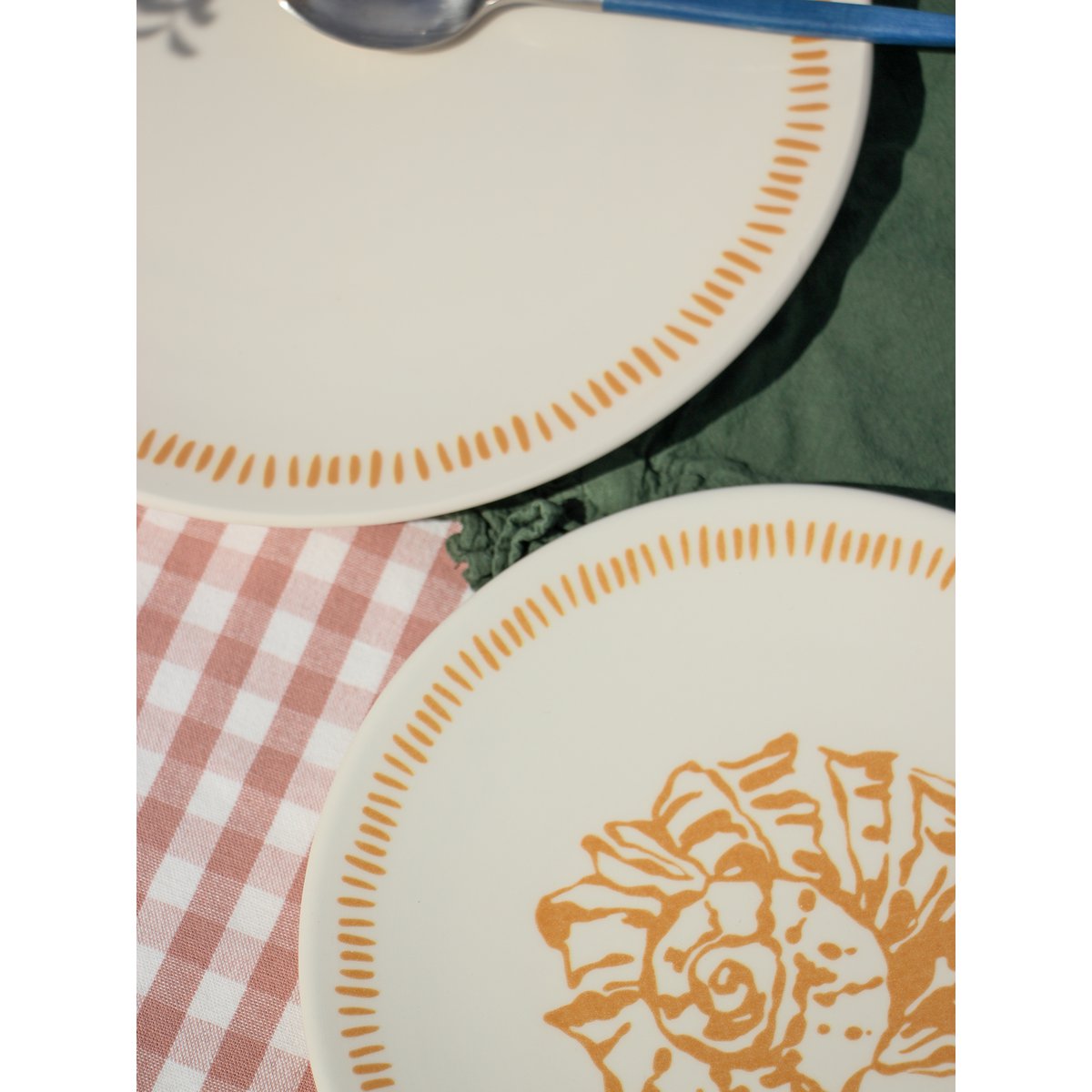 Dinerbord gele stemming