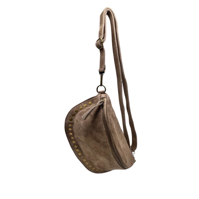 SAC BANANE CUIR SUEDE DION