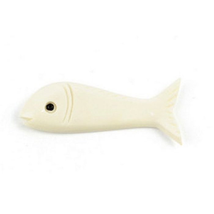 Set of 6 fish knife holders in bone