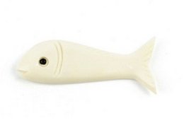 Set of 6 fish knife holders in bone