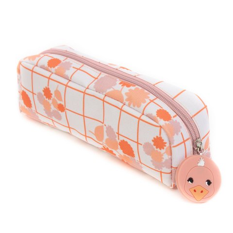 1 etui met ritssluiting Pomelos de struisvogel