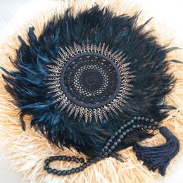JUJUHAT MACRAME, black - 50 cm