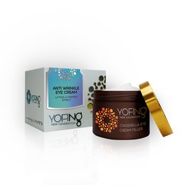Anti-wrinkle eye cream containing Dead Sea minerals for nourishing and rejuvenating the delicate eye area.