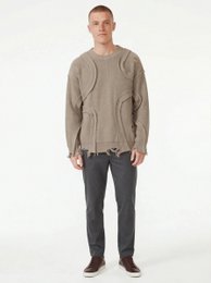 Maßgeschneidertes Sweatshirt – aus atmungsaktivem Stoff mit Streetwear-Attitüde