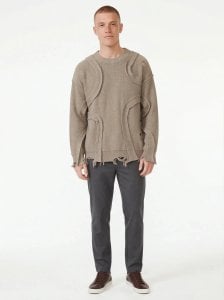 Tailored Sweatshirt – from Breathable Fabric with Streetwear Attitude