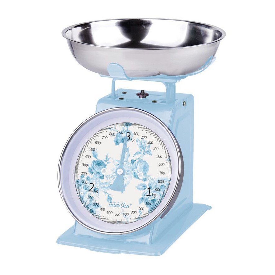 Retro kitchen scale Nathalie blue 3kg