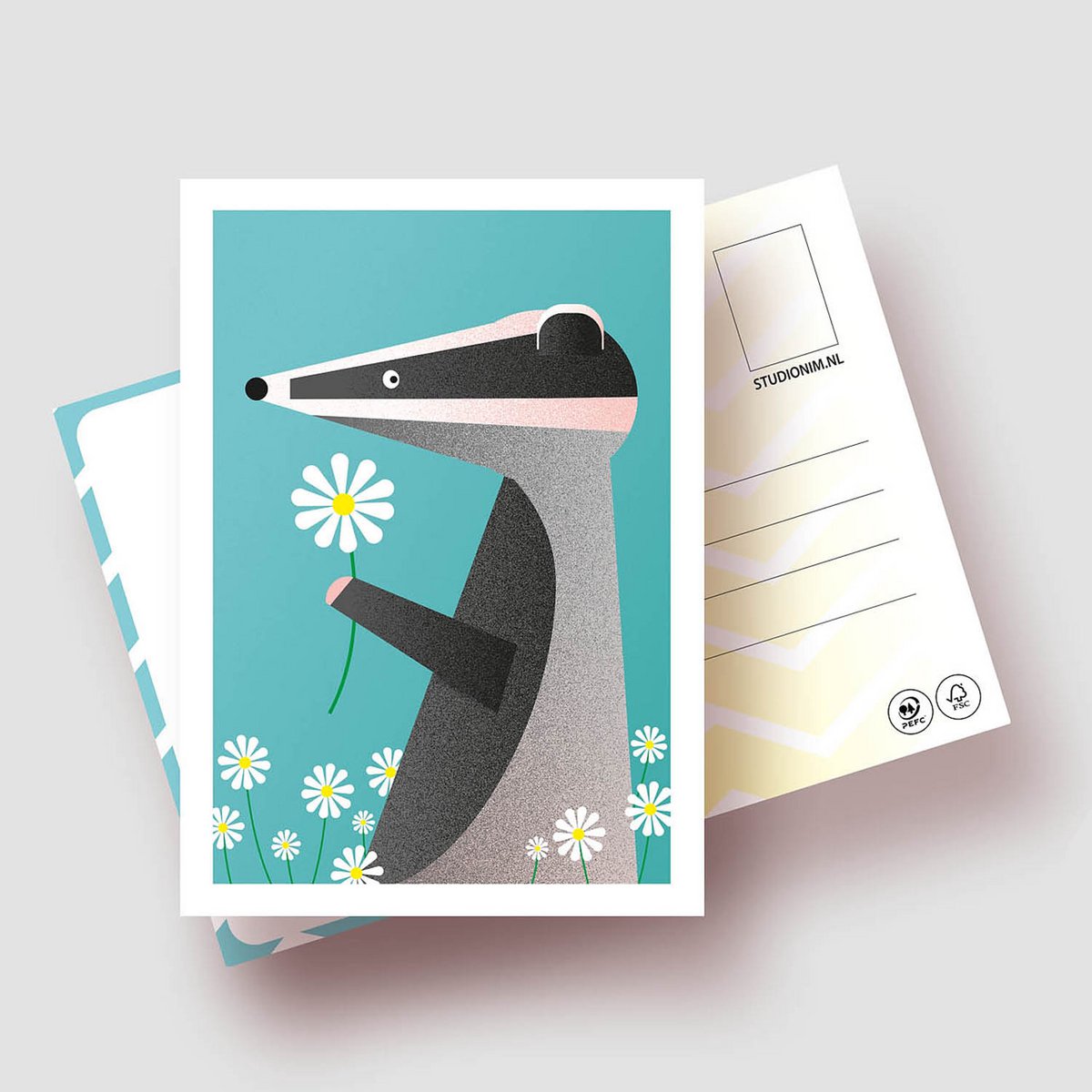 FLOWERS | FSC® postcards | Dutch Design