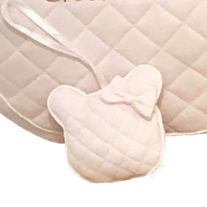 Pillow bear with bow 10cm