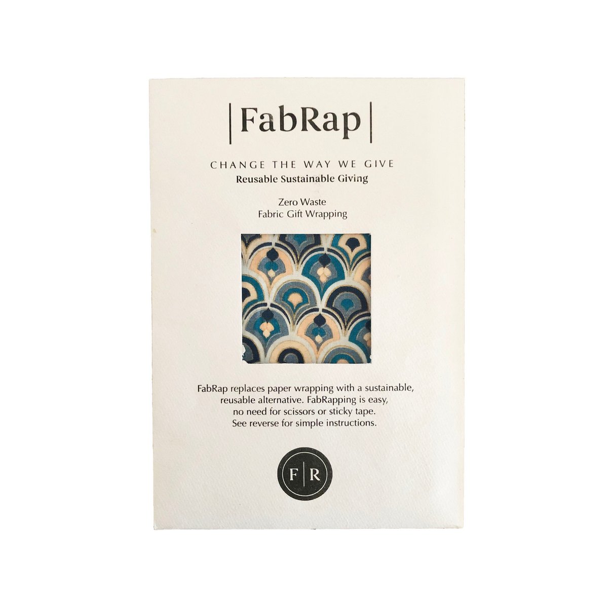 Furoshiki 3-formaatbundel - enkelzijdig - Art Deco - FabRap