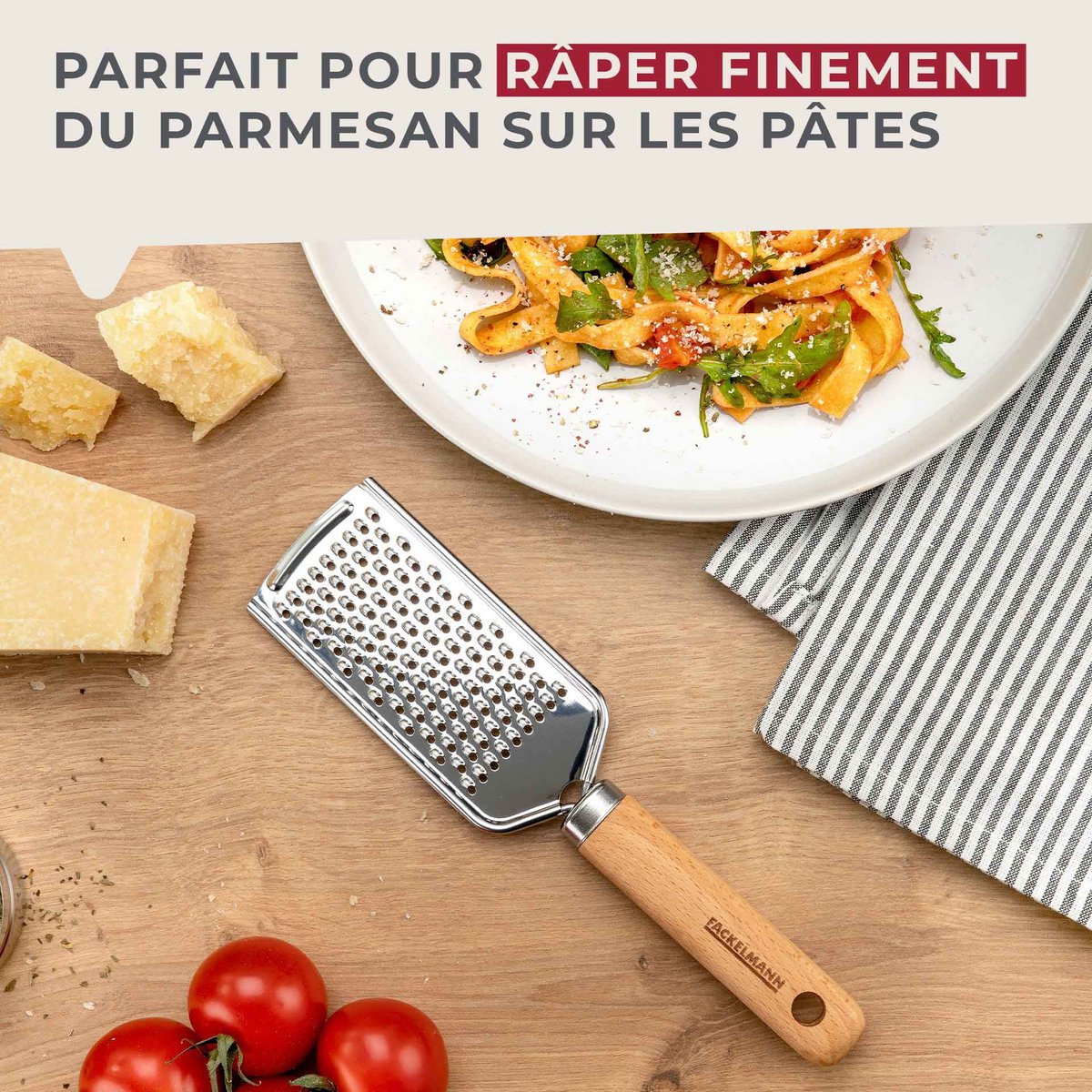 Fackelmann Pizza & Pasta Manuelle Käsereibe