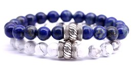 Bali Set Lapis Lazuli x White Howlite