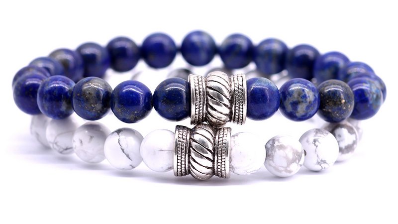 Bali Set Lapis Lazuli x White Howlite