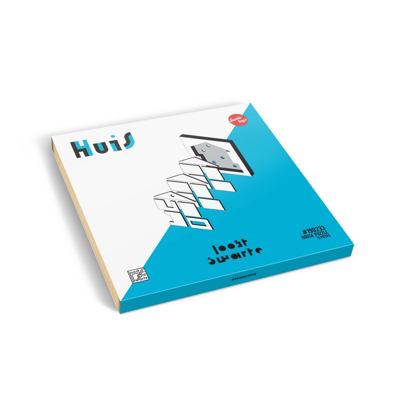 Houten Puzzel - 'Huis' - Joost Swarte