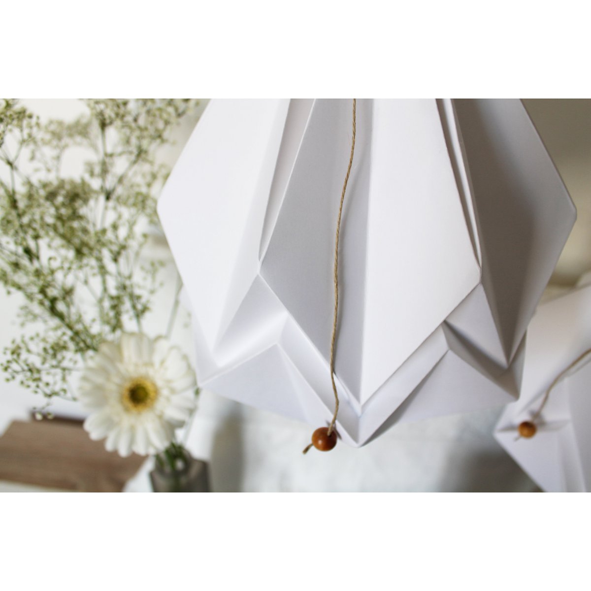 Colgante Origami Papel Color Sólido - Talla M