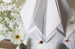 Origami-hanger in effen kleur - maat M.