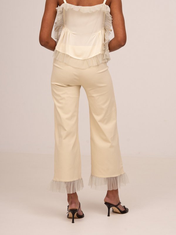 Pantaloni crema Serenity