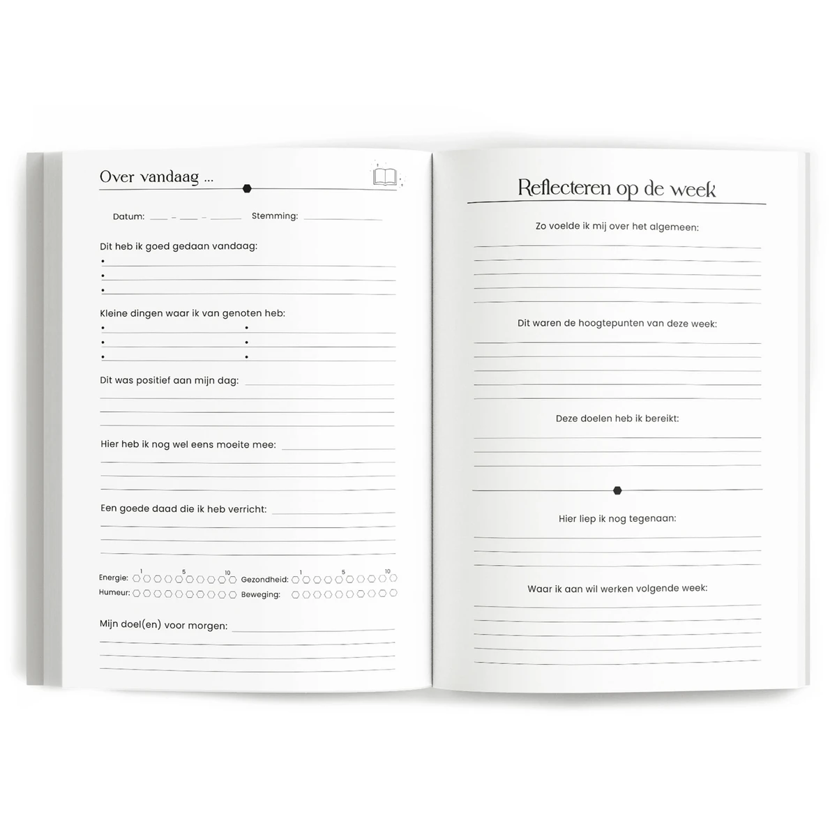 Fyllbooks chwila dziennie dziennik - Olive Green