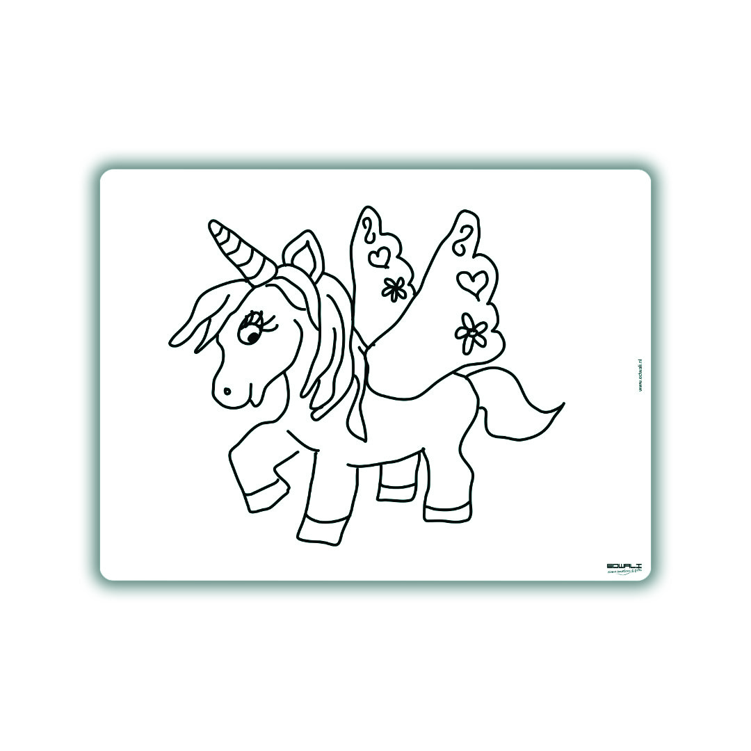Wielokolorowa podkładka Magic Unicorn