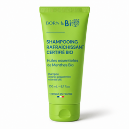 Forfriskende shampoo til fedtet hår Cosmos Organic - Born to Bio 200mL