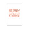 Postkarte, Positiv denken