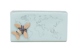 Stitch Travel Wallet - Mint