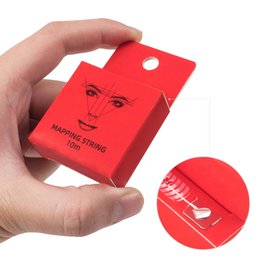10 m do mapowania marker do brwi nitka tatuaż brwi punkt 1 pudełko MAPPING STRING Microblading brwi wstępnie tuszowany tatuaż PMU String