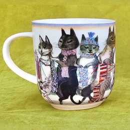 Knit & Purrl Porcelain Mug