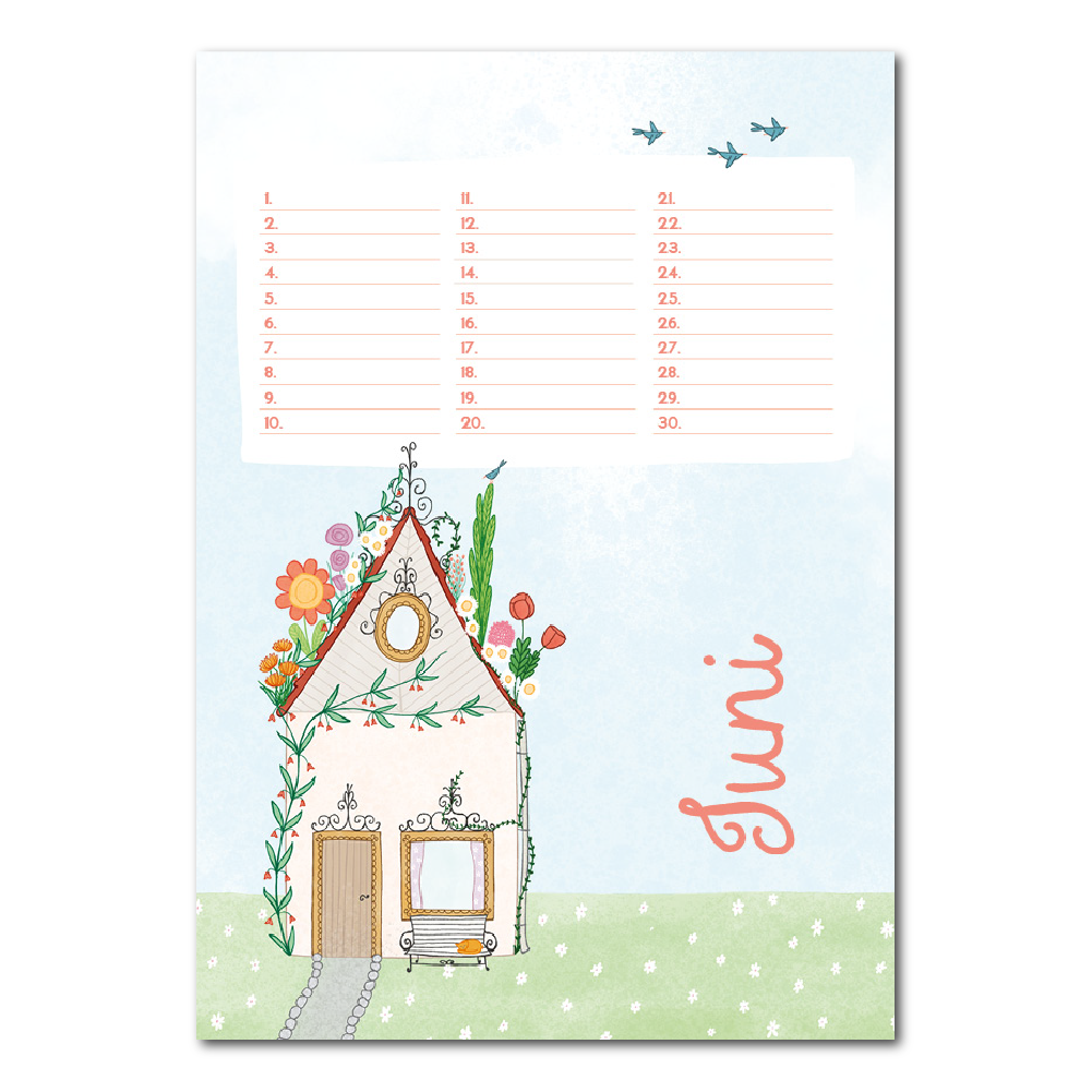 Geburtstagskalender Blumen