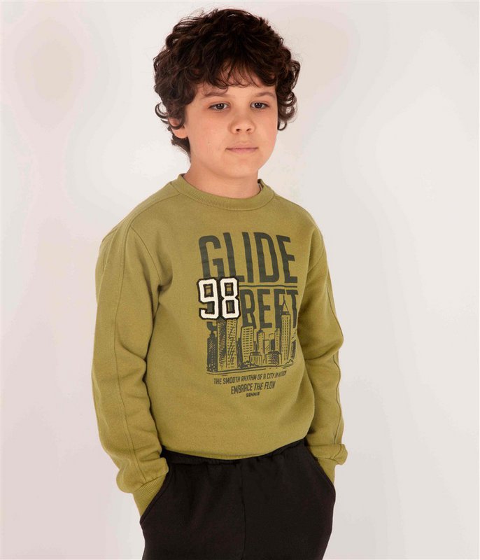 Conjunto de chándal verde oliva de Urban 98