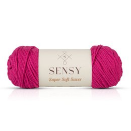 Sensy Super Soft Saver Yarn, 3.5 oz, 190 Yards, Gauge 4 Medium