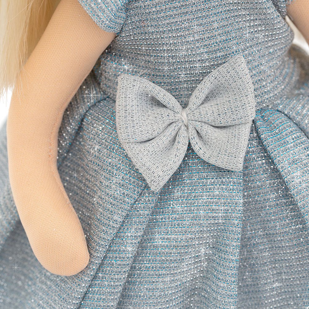 Soft toy, Sweet Sisters - Clothing set: Light Blue Dress (35cm)