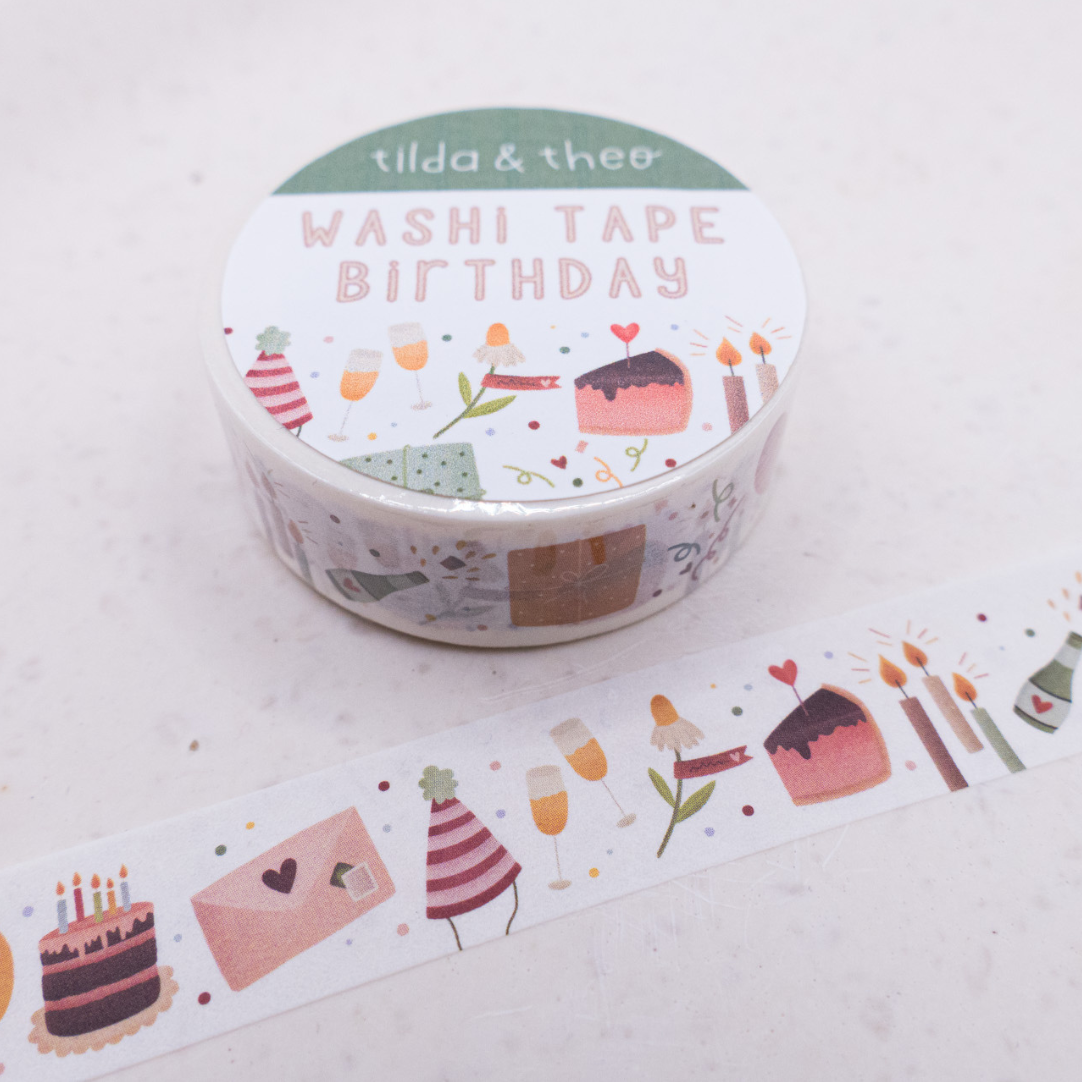Washi Tape Anniversaire - Ruban Célébrez Washi Tape Masking Tape Party