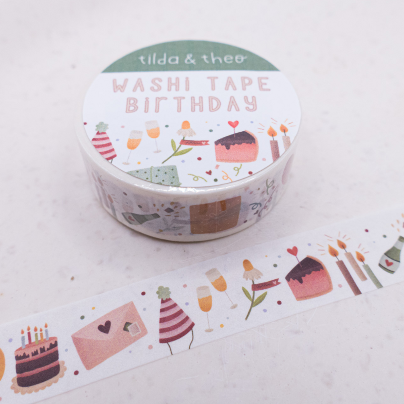 Washi Tape Anniversaire - Ruban Célébrez Washi Tape Masking Tape Party