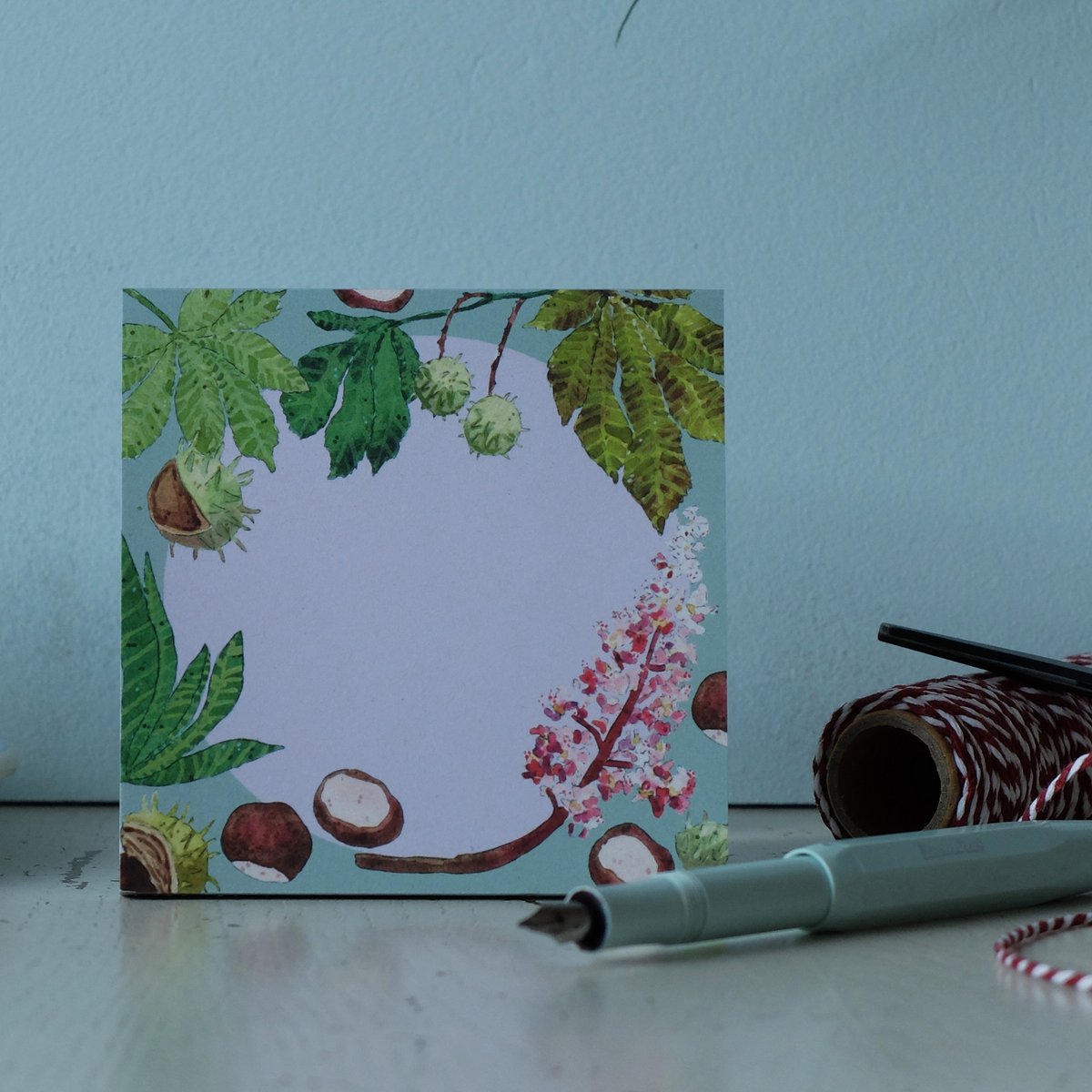 Bloc-notes 10x10 cm marrons