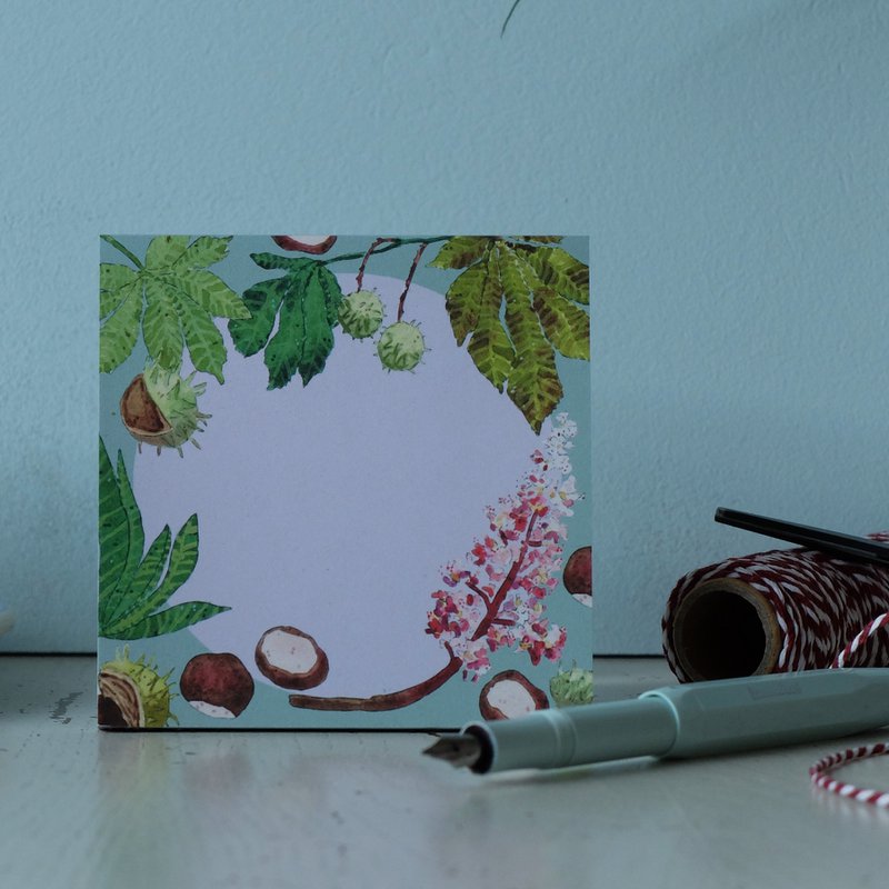 Bloc-notes 10x10 cm marrons