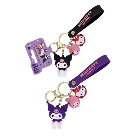 3D KUROMI-sleutelhanger